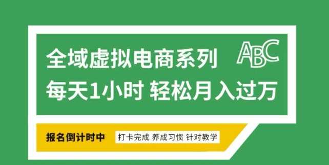 全域虚拟电商变现系列，通过平台出售虚拟电商产品从而获利-徐小晨博客