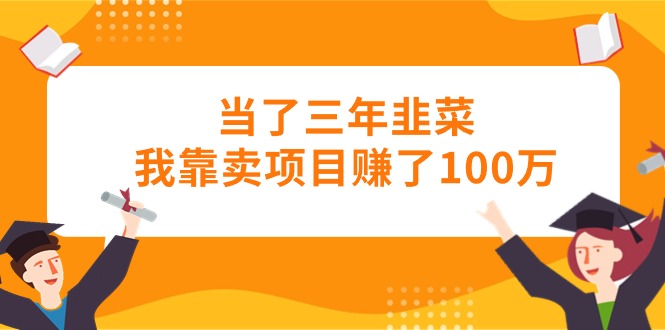 当了三年韭菜我靠卖项目赚了100万-徐小晨博客