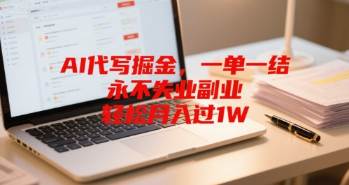 AI代写掘金，一单一结，永不失业副业，轻松月入过1W-徐小晨博客