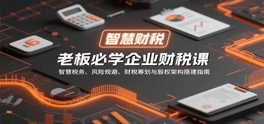 老板必学企业财税课：智慧税务、风险规避、财税筹划与股权架构搭建指南-徐小晨博客