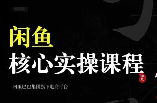 2024闲鱼核心实操课程，从养号、选品、发布、销售，教你做一个出单的闲鱼号-徐小晨博客