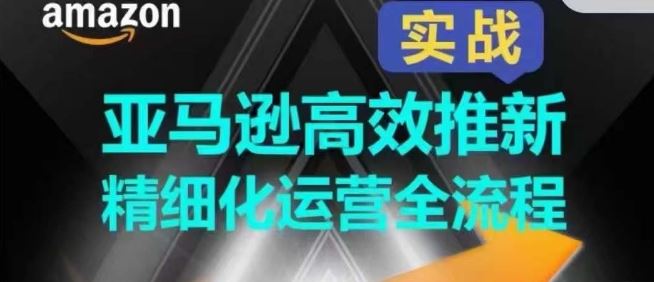 亚马逊高效推新精细化运营全流程，全方位、快速拉升产品排名和销量!-徐小晨博客