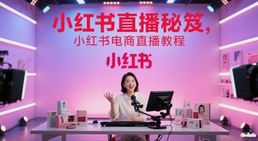 小红书直播秘笈，小红书电商直播教程-徐小晨博客