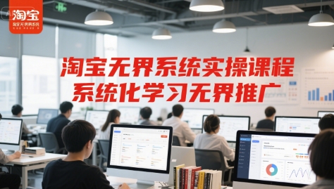 淘宝无界系统实操课程，系统化学习无界推广-徐小晨博客