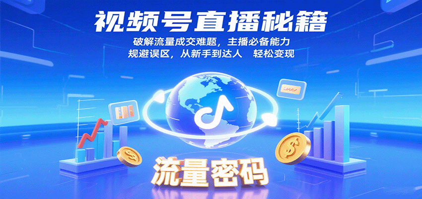 视频号直播秘籍，破解流量成交难题，主播必备能力，规避误区，从新手到达人轻松变现-徐小晨博客
