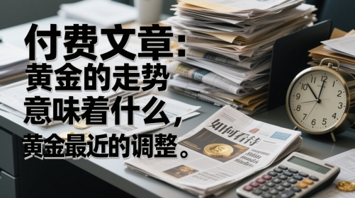 付费文章：黄金的走势意味着什么，如何看待黄金最近的调整-徐小晨博客