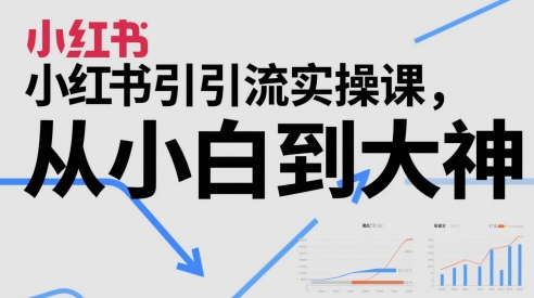 小红书引流实操课，从小白到大神-徐小晨博客