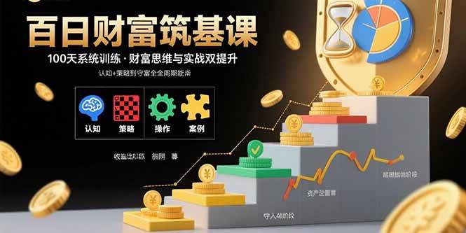 百日财富筑基课：认知+策略+实操+案例拆解 实现从创富到守富全周期能力-徐小晨博客