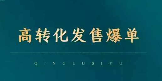 高转化发售爆单，引爆私域成交，打破运营全链-徐小晨博客