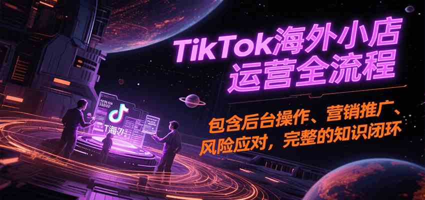 TikTok海外小店运营全流程，包含后台操作、营销推广、风险应对，完整的知识闭环-徐小晨博客