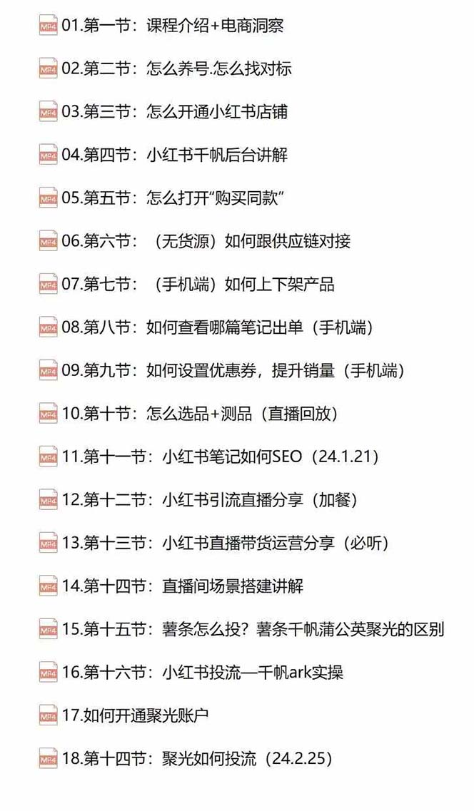 小红书快速赚钱电商特训营：用简单方式通过小红书快速变现！-徐小晨博客