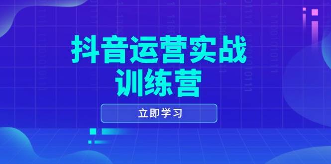 抖音运营实战训练营，0-1打造短视频爆款，涵盖拍摄剪辑、运营推广等全过程-徐小晨博客