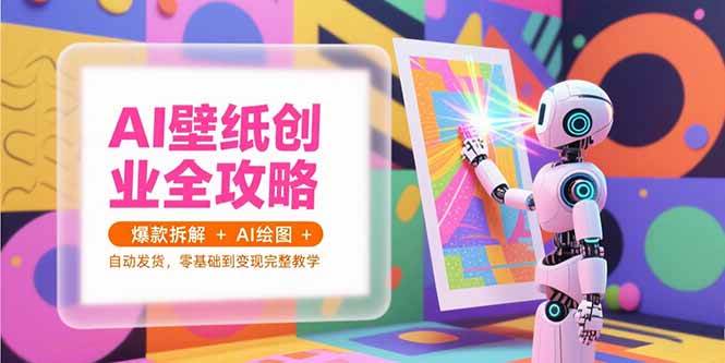 AI壁纸创业全攻略，爆款拆解+AI绘图+自动发货，零基础到变现完整教学-徐小晨博客