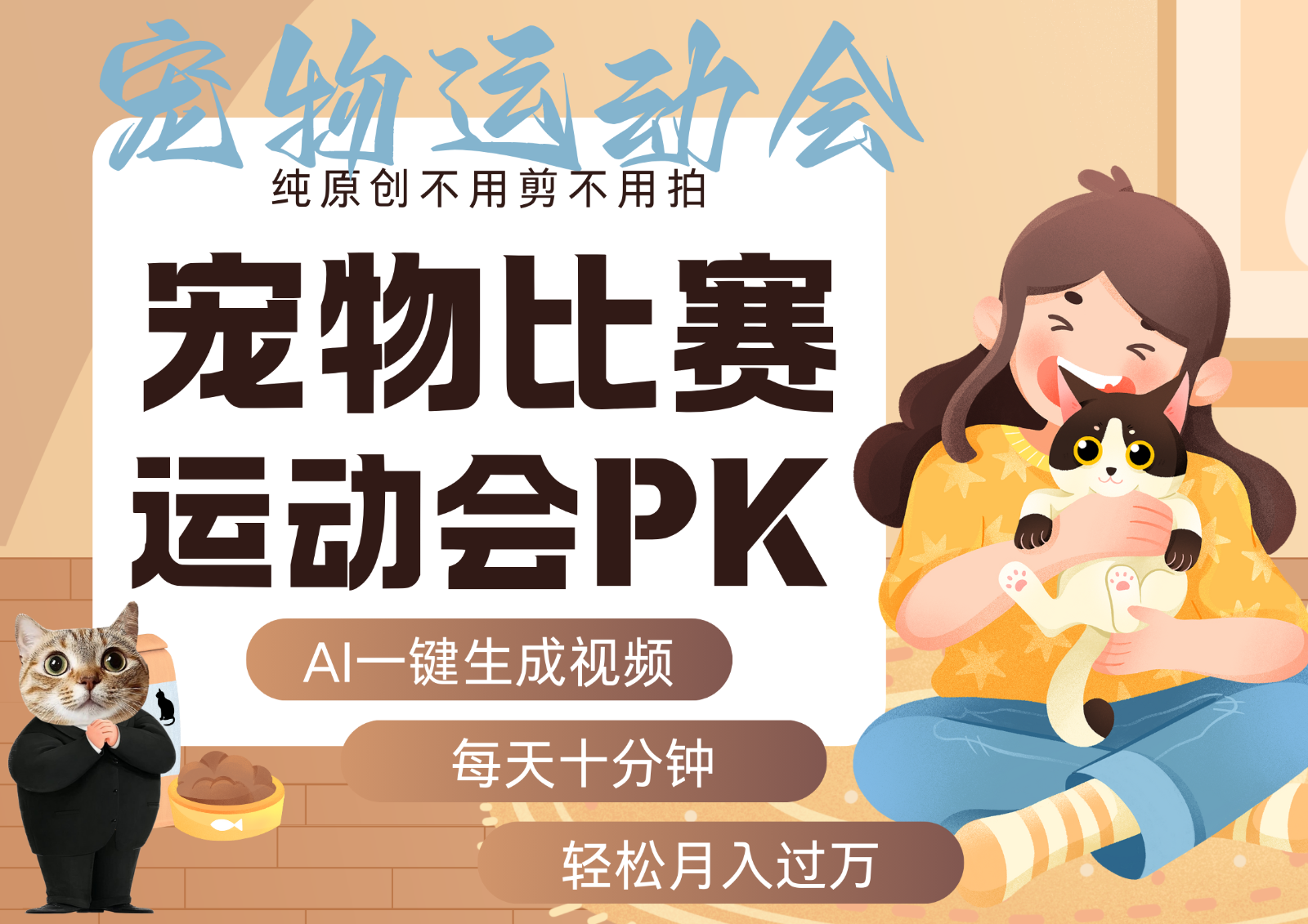 AI萌宠运动员跳水 射击 篮球 足球比赛 每天十分钟 附详细提示词文案库 代替做…-徐小晨博客
