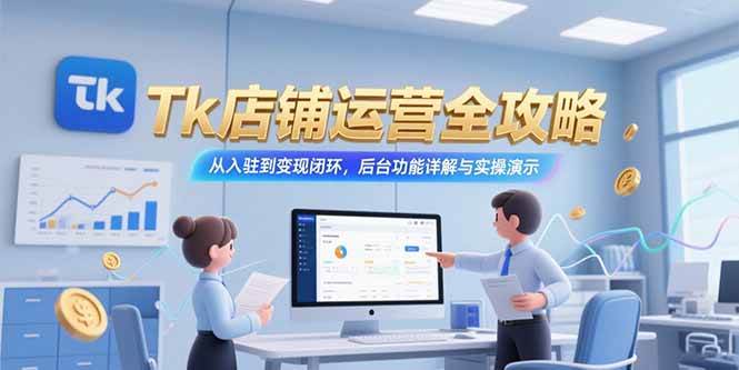 Tk店铺运营全攻略，从入驻到变现闭环，后台功能详解与实操演示-徐小晨博客