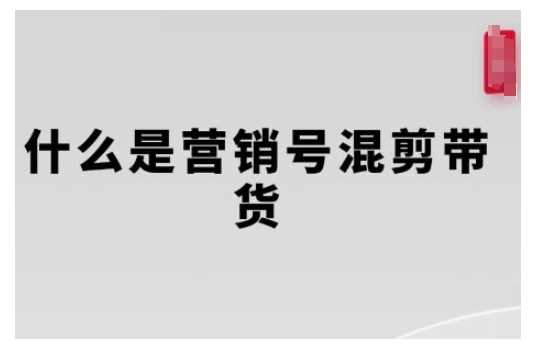 营销号混剪带货，从内容创作到流量变现的全流程，教你用营销号形式做混剪带货-徐小晨博客