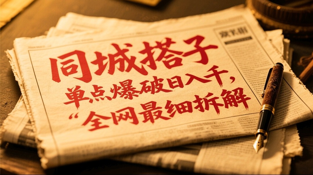 同城搭子群19.9单点爆破日入千，搭子组局月入万，全网最细拆解-徐小晨博客