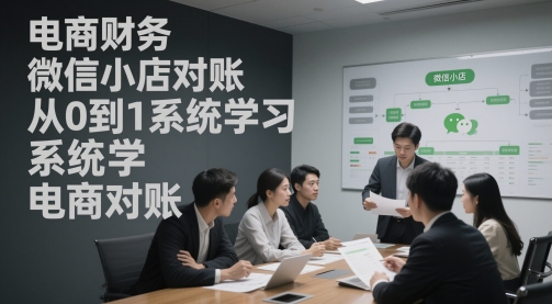 电商财务微信小店对账，从0到1系统学习电商对账-徐小晨博客