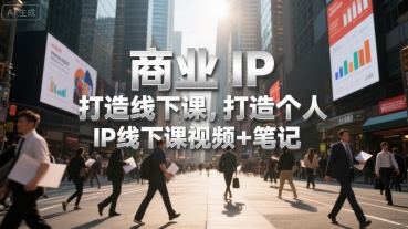 商业IP打造线下课，打造个人 IP线下课视频+笔记-徐小晨博客