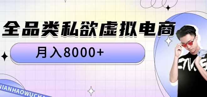 全品类私欲虚拟电商，月入8000+【揭秘】-徐小晨博客