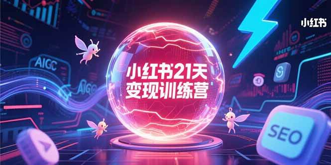 小红书21天变现训练营，AIGC工具高效应用，SEO优化核心技巧-徐小晨博客