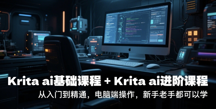 krita ai基础课程+Krita ai进阶课程，从入门到精通，电脑端操作，新手老手都可以学-徐小晨博客