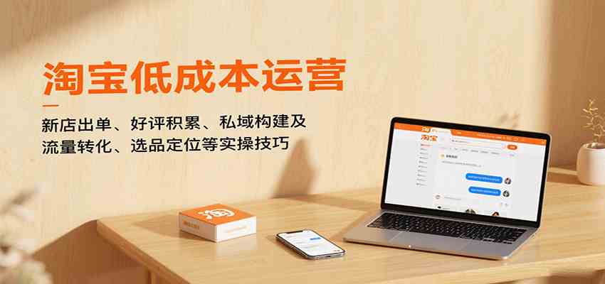 淘宝低成本运营，新店出单、好评积累、私域构建及流量转化、选品定位等实操技巧-徐小晨博客