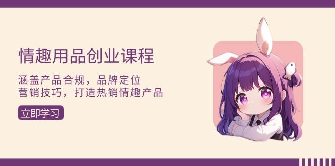 情趣用品创业课程：涵盖产品合规，品牌定位，营销技巧，打造热销情趣产品-徐小晨博客