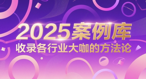 2025案例库，收录各行业大咖的方法论-徐小晨博客
