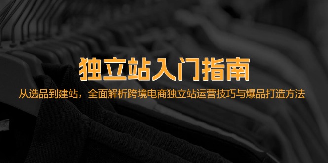 独立站入门指南：从选品到建站，全面解析跨境电商独立站运营技巧与爆品…-徐小晨博客