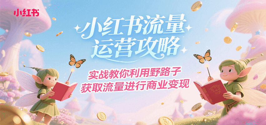 小红书流量运营攻略，实战教你利用野路子获取流量进行商业变现-徐小晨博客