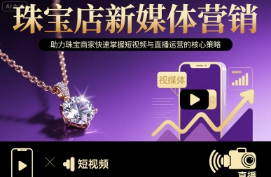 珠宝店新媒体营销，助力珠宝商家快速掌握短视频与直播运营的核心策略-徐小晨博客