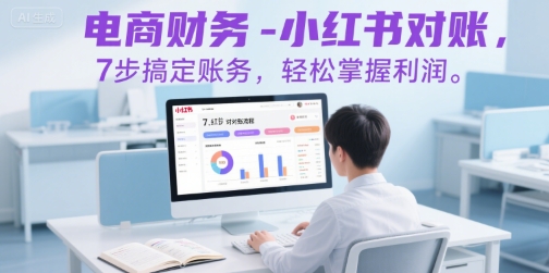 电商财务-小红书对账，7步搞定账务，轻松掌握利润-徐小晨博客