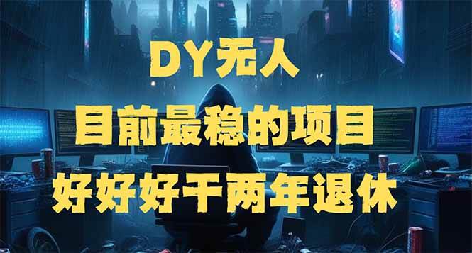 DY无人,目前最稳的项目,矩阵放大边旅游边赚钱,好好好干两年退休-徐小晨博客