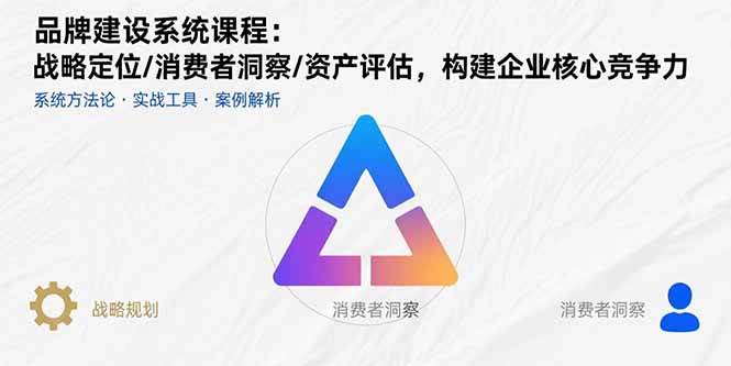 品牌建设系统课程：战略定位/消费者洞察/资产评估，构建企业核心竞争力-徐小晨博客