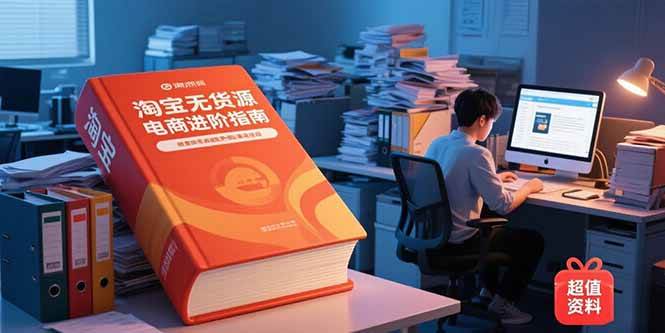 淘宝无货源电商进阶指南，包含新人课、进阶课，配套资料，蓝海选品等-徐小晨博客