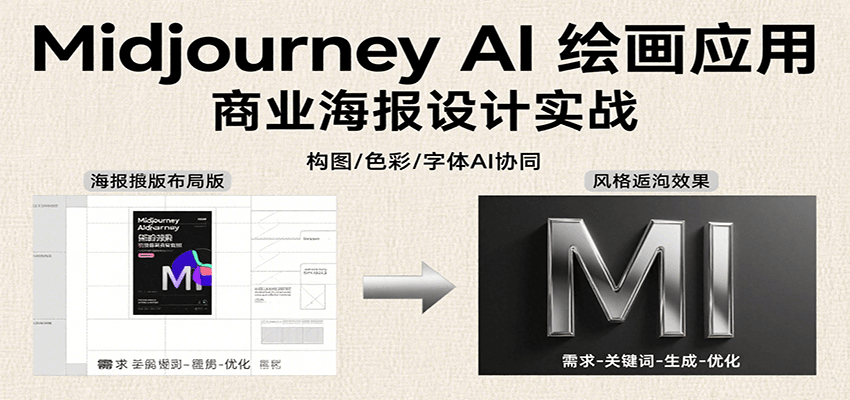 Midjourney AI绘画应用，关键词指令解析、漫画头像制作、海报设计、3D人物生成等-徐小晨博客