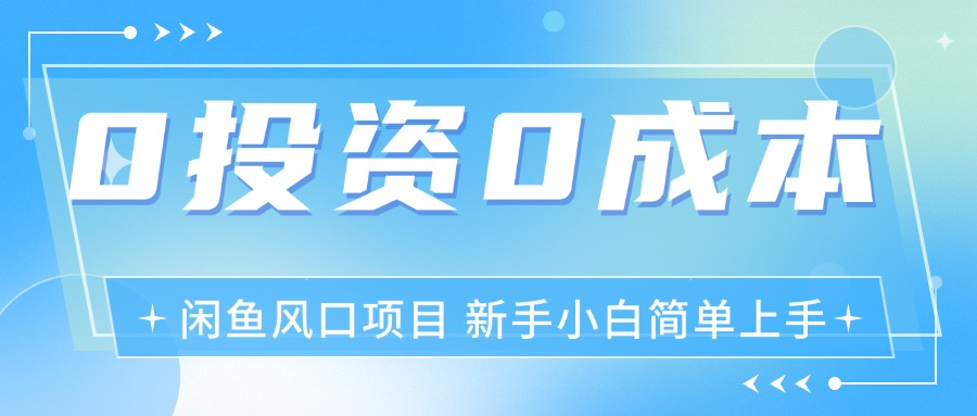最新风口项目闲鱼空调3.0玩法，月入过万，真正的0成本0投资项目-徐小晨博客