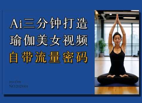 Ai3分钟打造瑜伽美女视频，自带流量密码-徐小晨博客