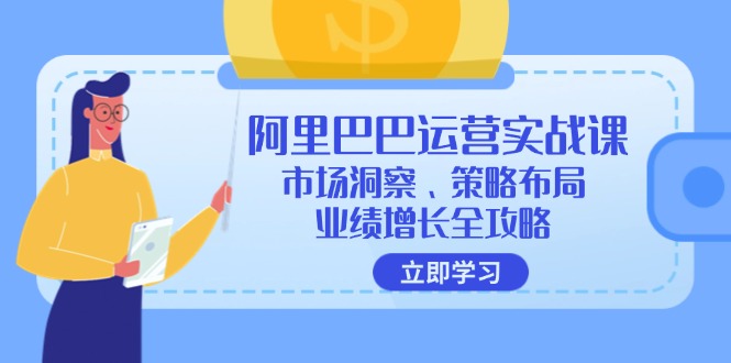 阿里巴巴运营实战课：市场洞察、策略布局、业绩增长全攻略-徐小晨博客