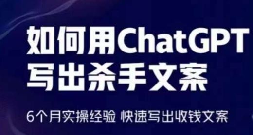 如何用ChatGPT写出杀手文案，6个月实操经验，快速写出收钱文案-徐小晨博客