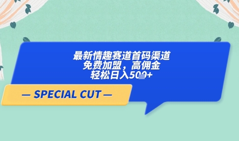 【轻云】最新情趣赛道首码渠道，免费加盟，高佣金，轻松日入5张+-徐小晨博客