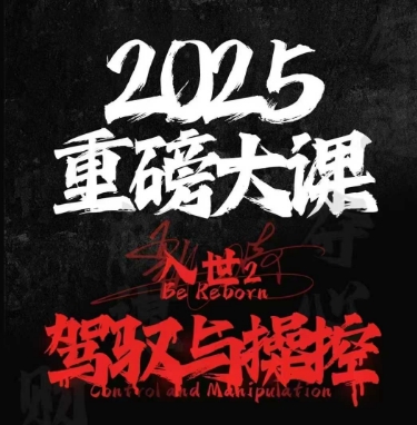2025重磅大课，入世2，驾驭与控制-徐小晨博客