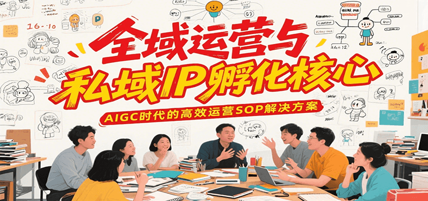 全域运营与私域IP孵化核心，AIGC时代的高效运营SOP解决方案-徐小晨博客