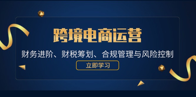 跨境电商运营：财务进阶、财税筹划、合规管理与风险控制-徐小晨博客
