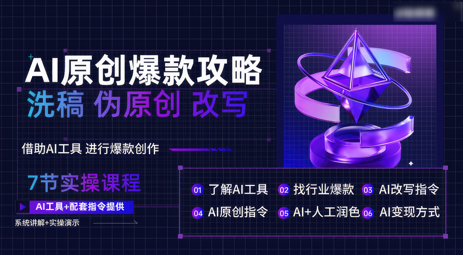 AI原创爆款攻略，洗稿改写伪原创必备，轻松创作10万+爆款文案-徐小晨博客