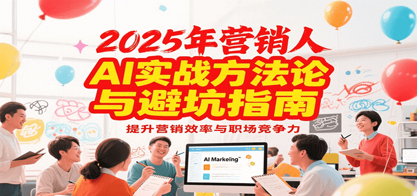 2025年营销实战方法论与避坑指南，利用AI提升营销效率与职场竞争力-徐小晨博客