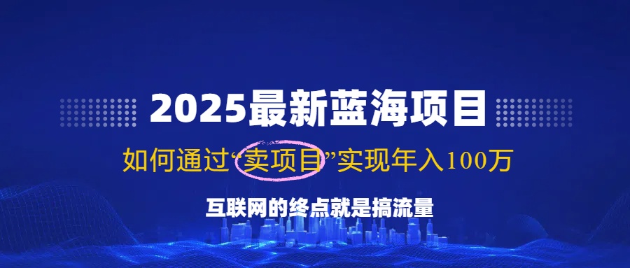 2025最新蓝海项目，零门槛轻松复制，月入10万+，新手也能操作！-徐小晨博客