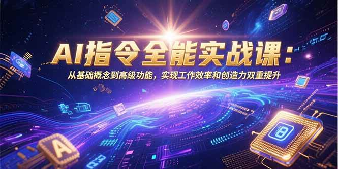 AI指令全能实战课：从基础概念到高级功能，实现工作效率和创造力双重提升-徐小晨博客