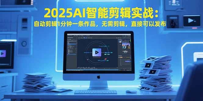2025AI智能剪辑实战：自动剪辑1分钟一条作品，无需剪辑，直接可以发布-徐小晨博客